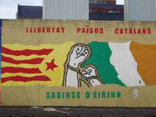 Catalan Saoirse mural